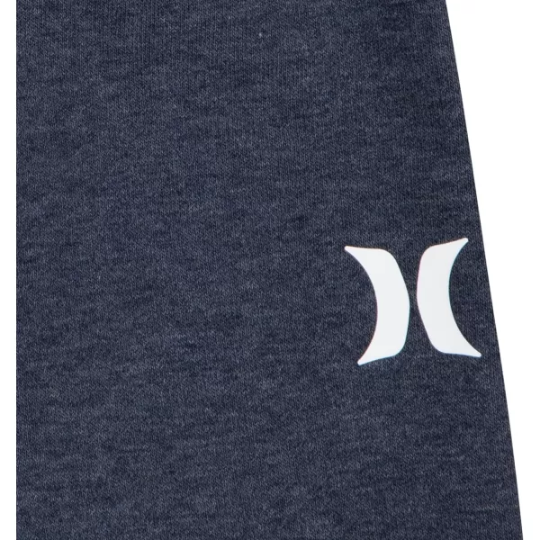 Hurley boys Long Sleeve Soft Basic Cloud Slub T-shirt and Shorts 2-piece Outfit Set2-Piece Outfit Set