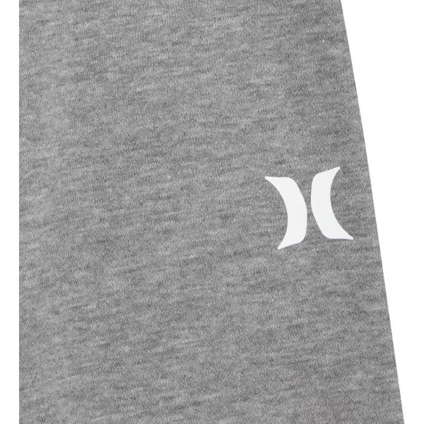 Hurley boys Long Sleeve Soft Basic Cloud Slub T-shirt and Shorts 2-piece Outfit Set2-Piece Outfit Set