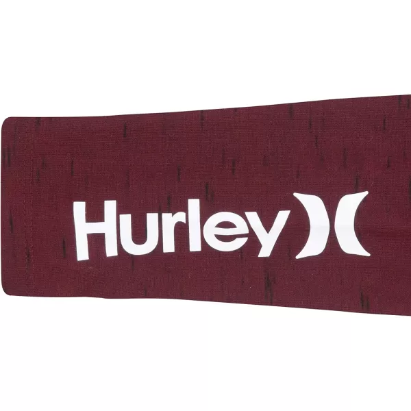 Hurley boys Long Sleeve Soft Basic Cloud Slub T-shirt and Shorts 2-piece Outfit Set2-Piece Outfit Set