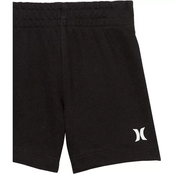 Hurley boys Soft Basic Cloud Slub T-shirt and Shorts 2-piece Outfit Set