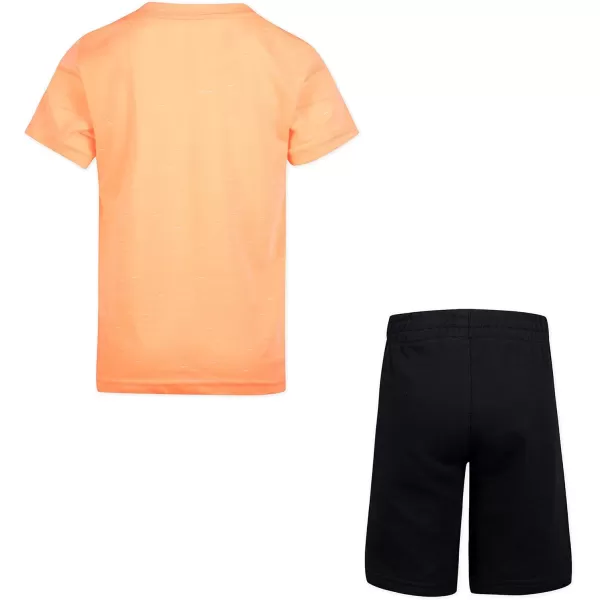 Hurley boys Soft Basic Cloud Slub T-shirt and Shorts 2-piece Outfit Set