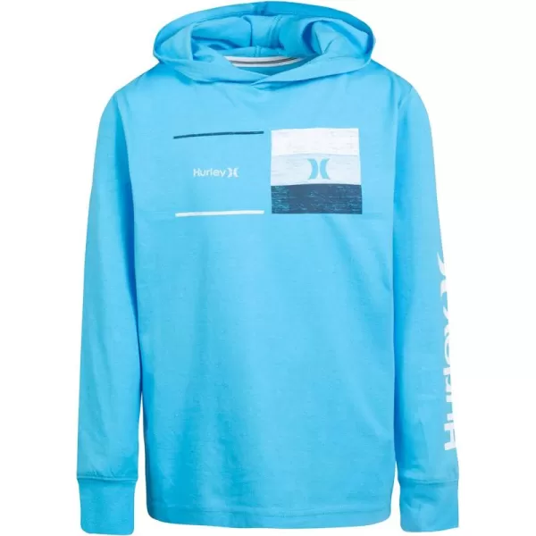 Hurley Boys' Long Sleeve Hooded Graphic T-Shirt