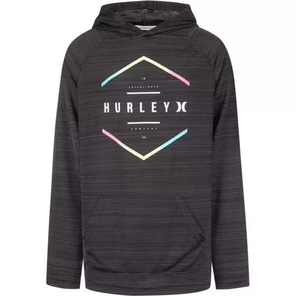 Hurley Boys' Long Sleeve Hooded Graphic T-Shirt