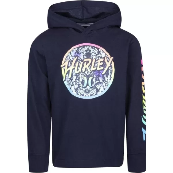 Hurley Boys' Long Sleeve Hooded Graphic T-Shirt