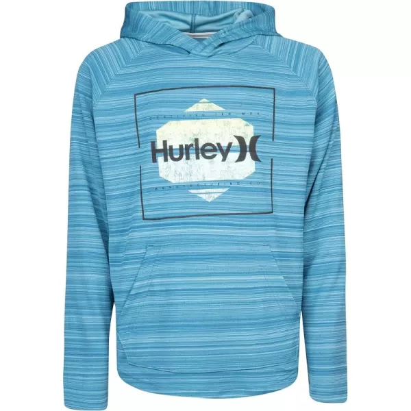 Hurley Boys' Long Sleeve Hooded Graphic T-Shirt