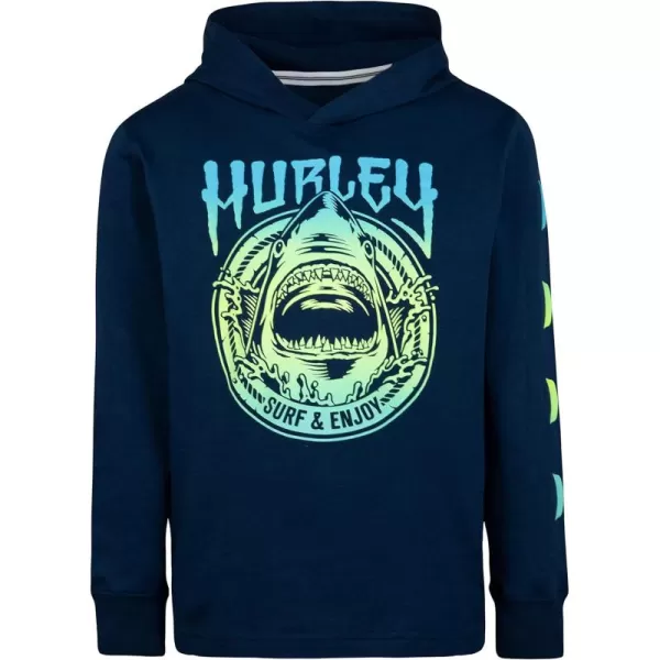 Hurley Boys' Long Sleeve Hooded Graphic T-Shirt