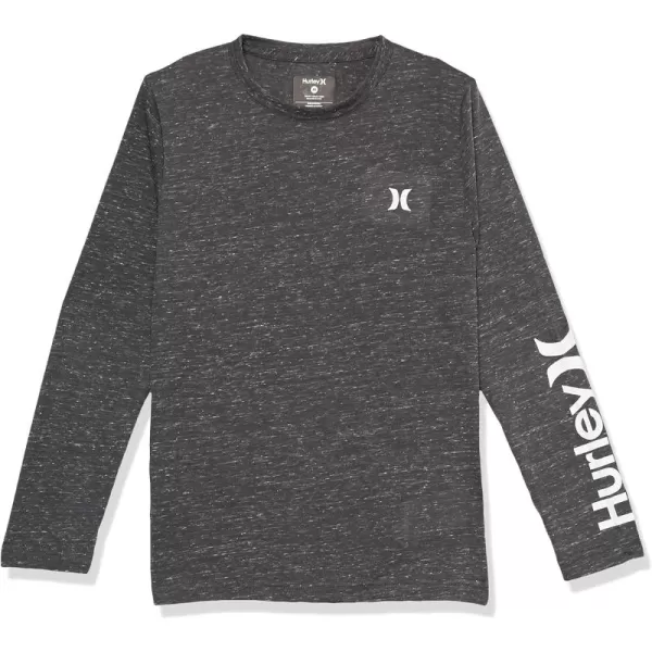 Hurley Boys' Long Sleeve Soft Basic Cloud Slub T-Shirt