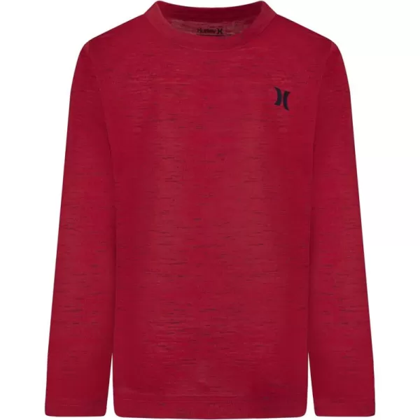 Hurley Boys' Long Sleeve Soft Basic Cloud Slub T-Shirt