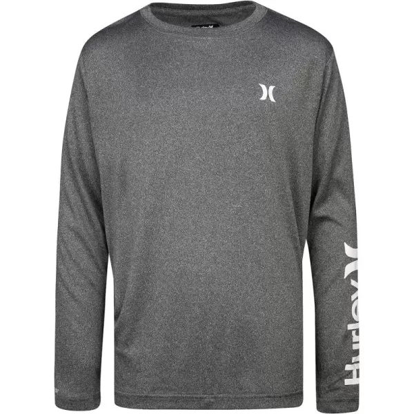 Hurley Boys' Long Sleeve UPF 50+ Rash Guard Swim Shirt
