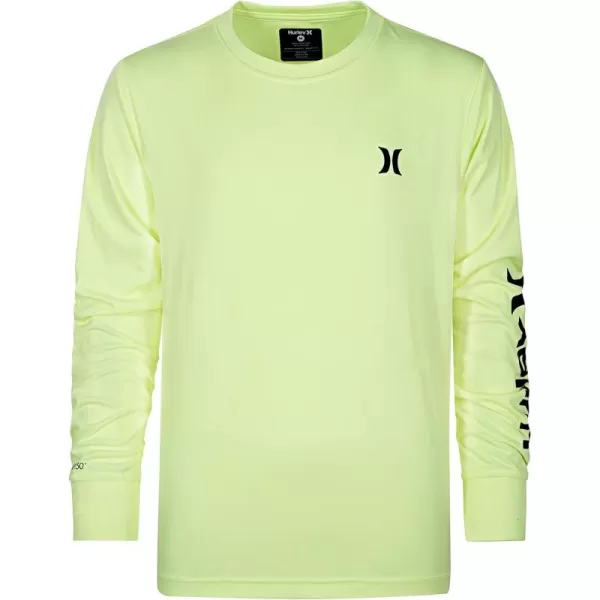 thumbnail image 2 of Hotfiary Kids UPF 50+ Long Sleeve Rash Guard – Quick-Dry Swim Shirt, Sun Protection, Letter Print | Sizes 3-12 Years 2 of 14