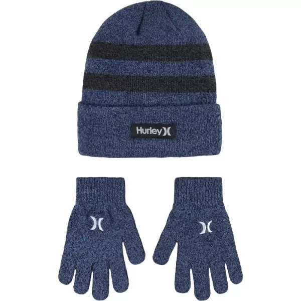 Hurley Boys' One and Only Beanie and Glove Set