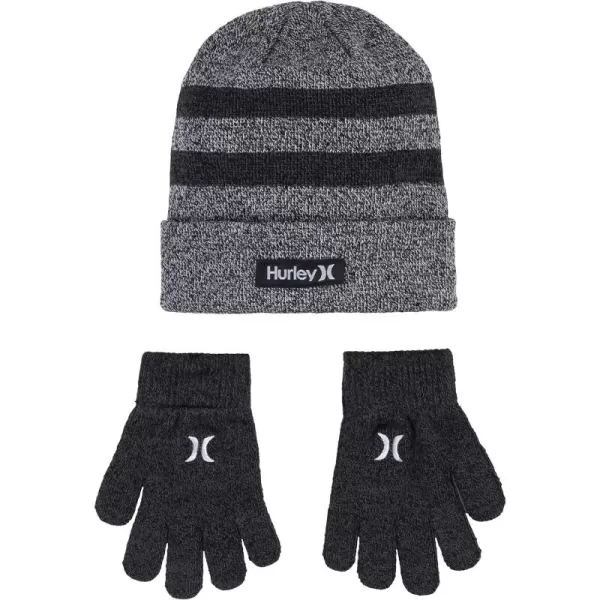 Hurley Boys' One and Only Beanie and Glove Set