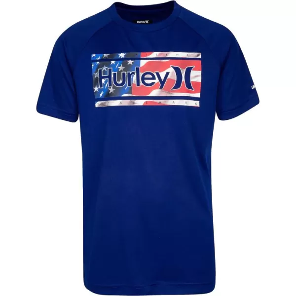 Hurley Boys' UPF 50+ Rash Guard Swim Shirt