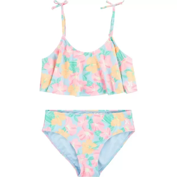 Hurley Girls' Flounce Bikini 2-Piece Swimsuit