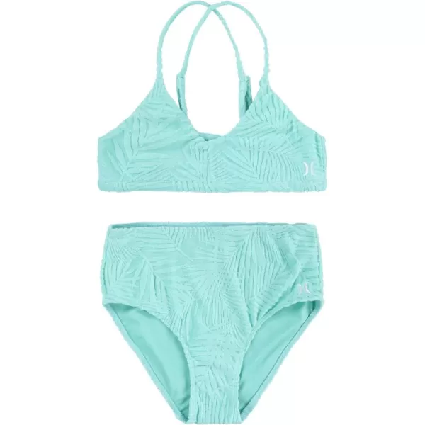 Hurley Girls' High Waisted Bikini 2-Piece Swimsuit