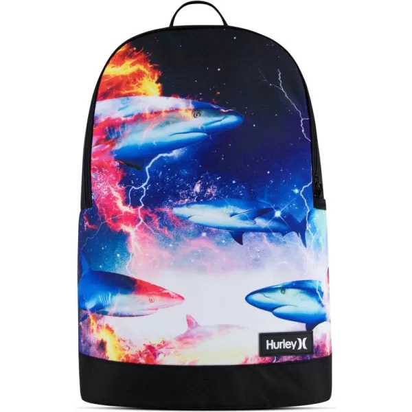 Hurley Graphic Backpack, Blue Lazer, One Size