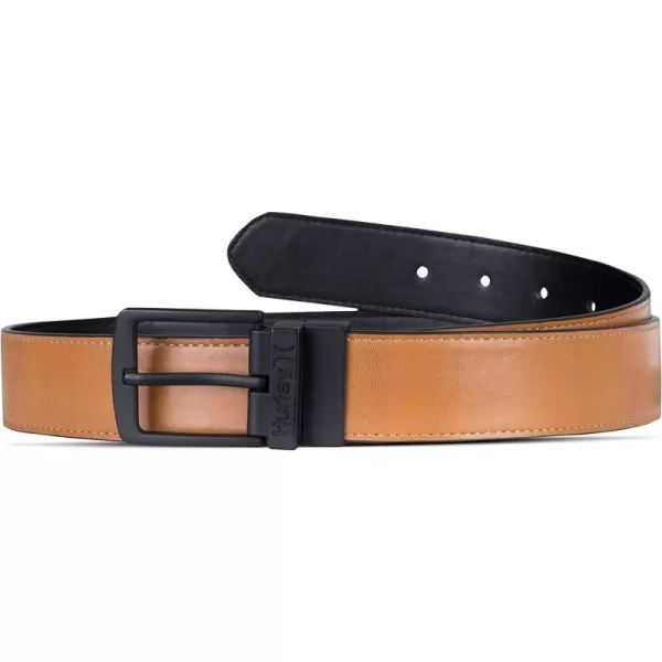 Hurley Men's Reversible Leather Belts