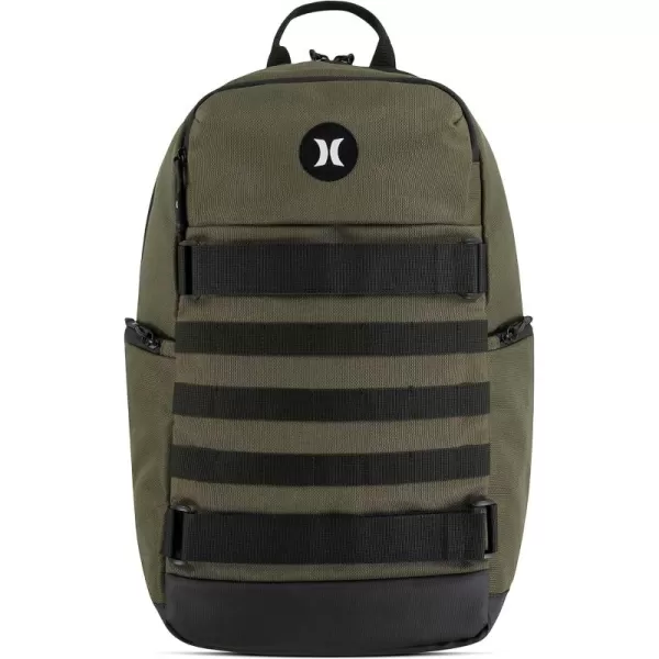 Hurley Mens Skateboard Backpack, Khaki, One Size