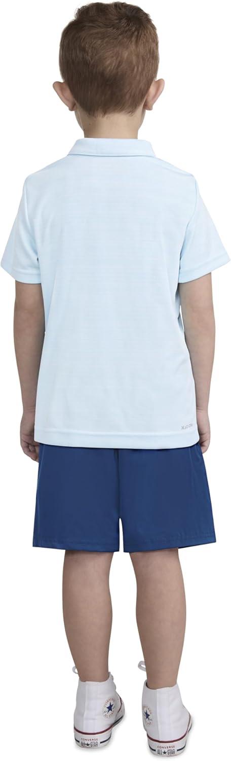 imageHurley Boys And Toddler Boys Polo and Shorts 2piece Outfit SetBlue Ice Heather