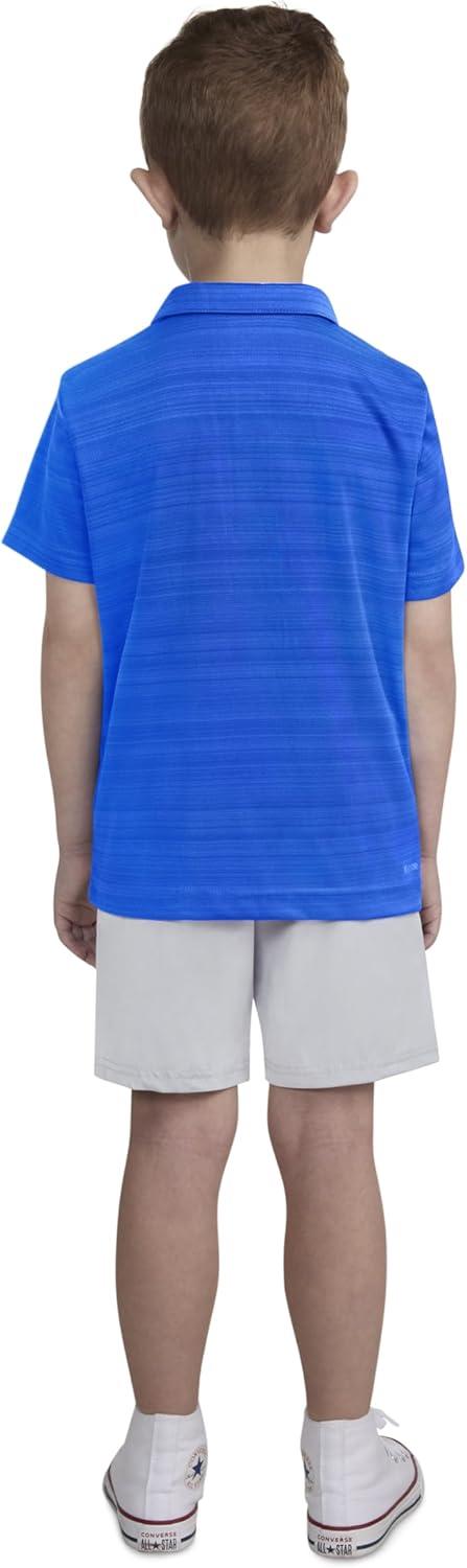 imageHurley Boys And Toddler Boys Polo and Shorts 2piece Outfit SetHyper Royal Heather