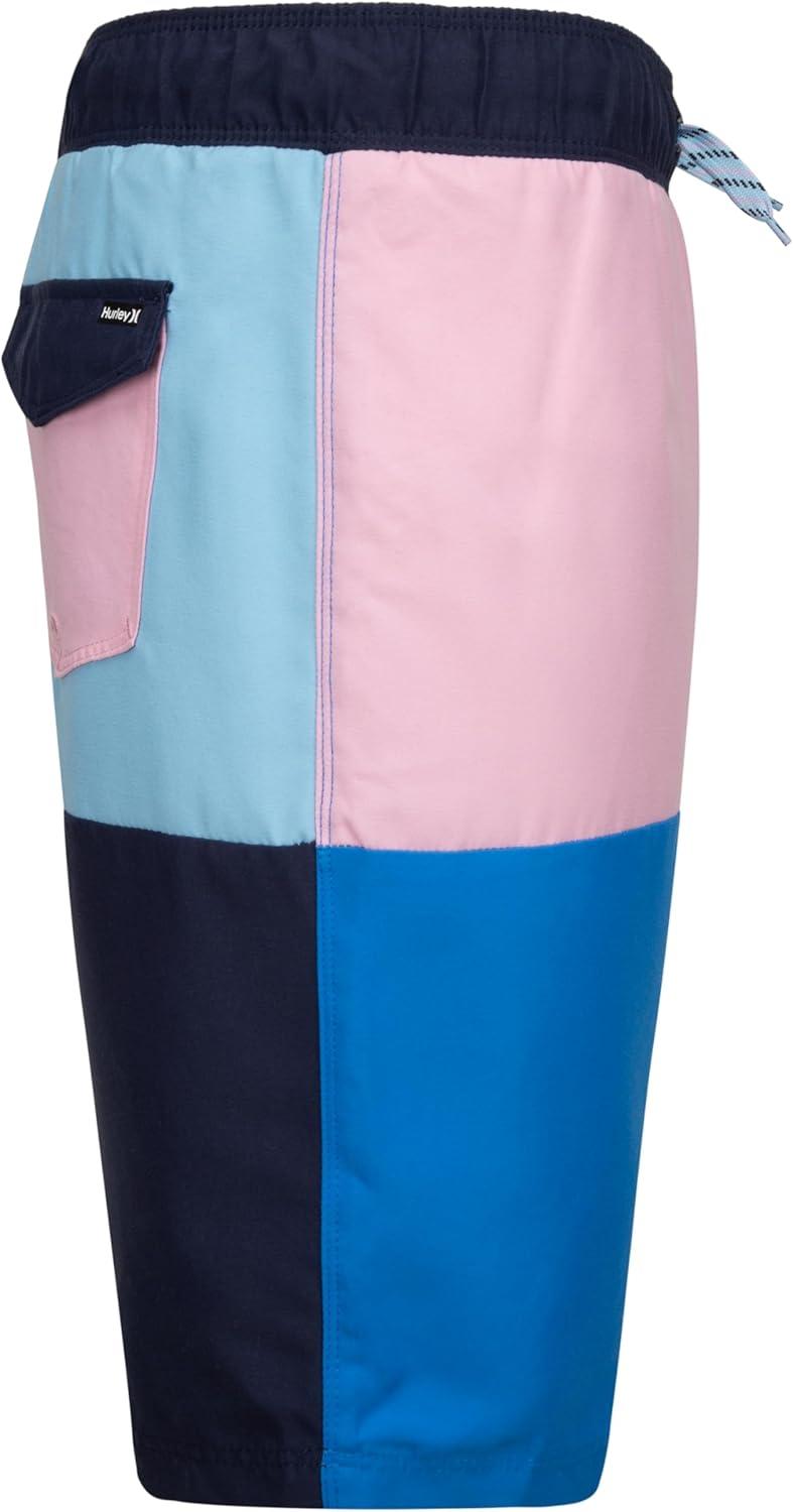 imageHurley Boys Pull on Swim TrunksMidnight NavyPink