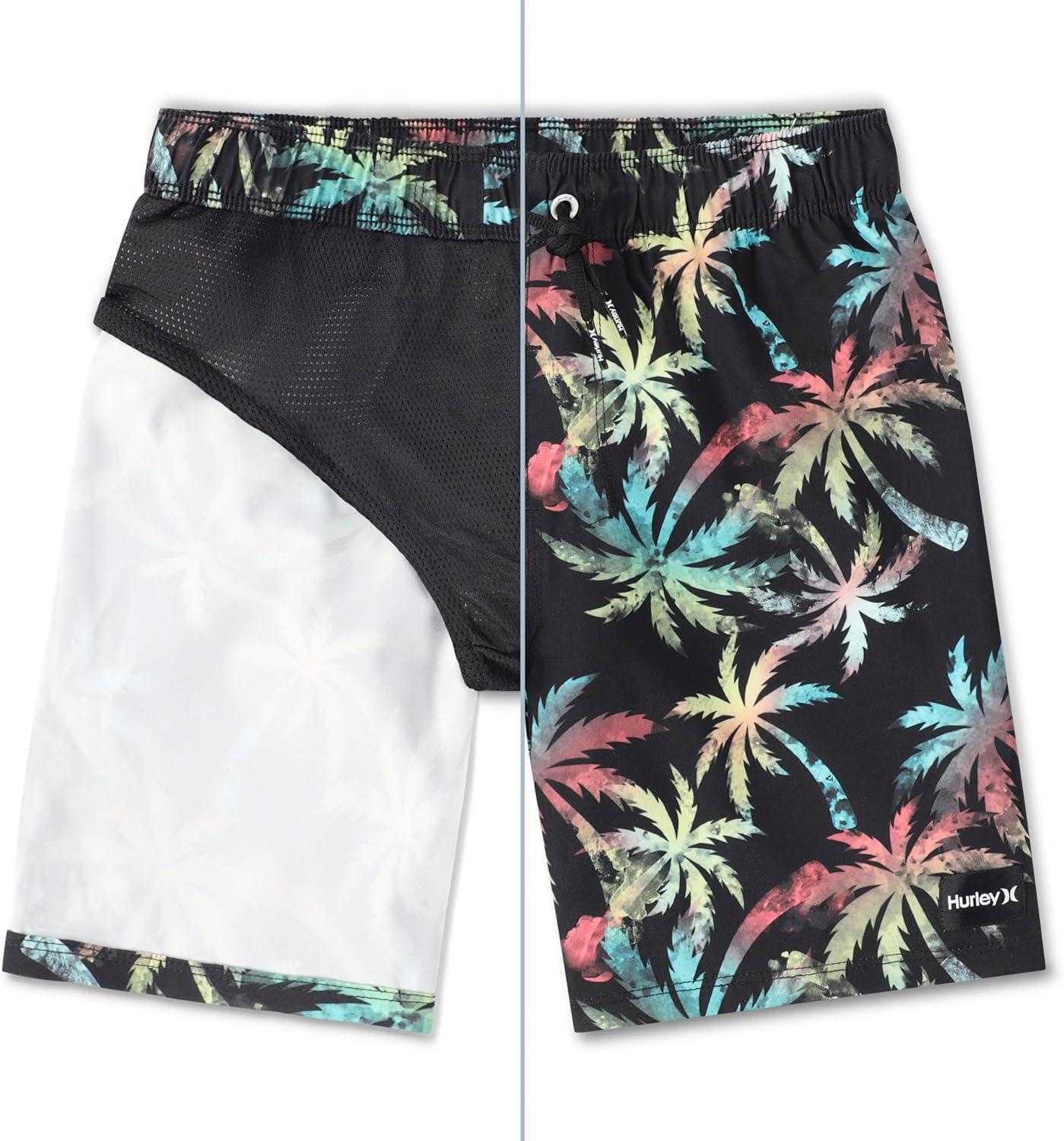 imageHurley Boys Pull on Swim TrunksMulti Palms
