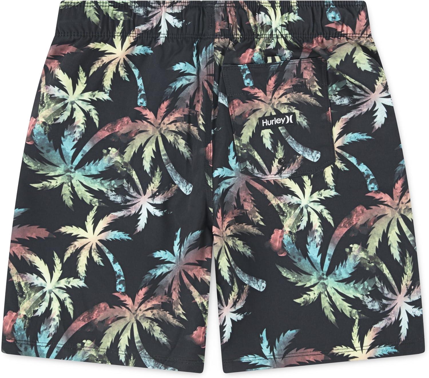 imageHurley Boys Pull on Swim TrunksMulti Palms