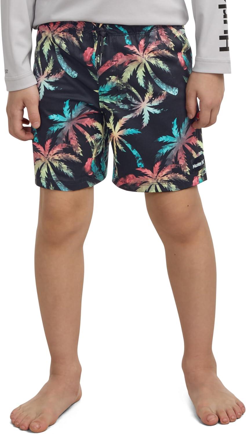 imageHurley Boys Pull on Swim TrunksMulti Palms