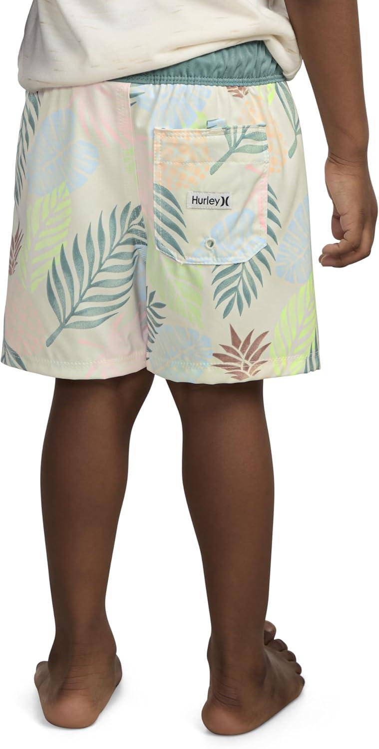 imageHurley Boys Pull on Swim TrunksPale Ivory Palms