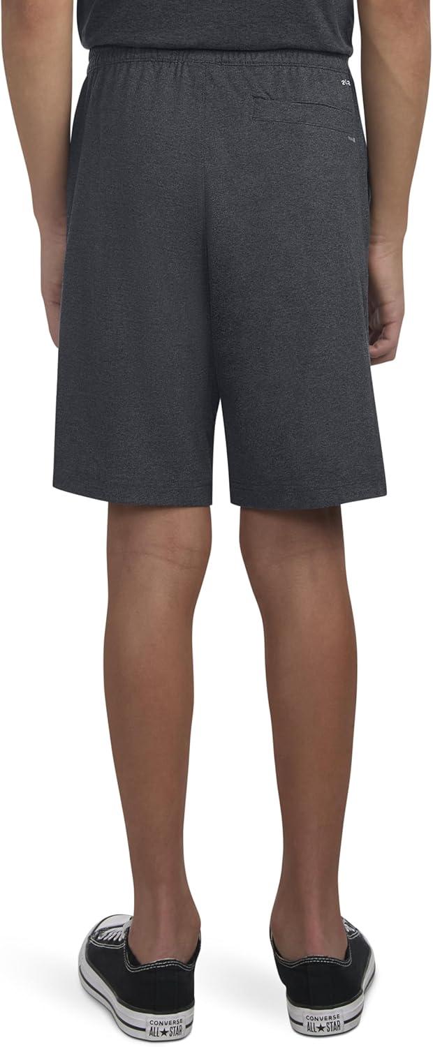 imageHurley Boys Soft Basic Pull on ShortsBlack Heather