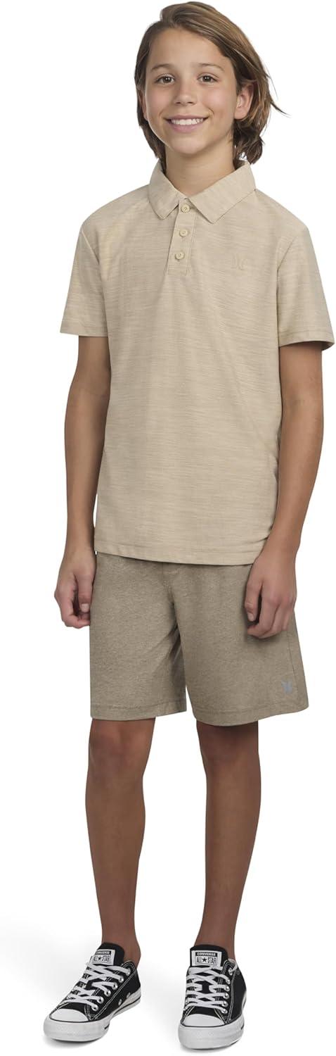 imageHurley Boys Soft Basic Pull on ShortsKhaki Heather