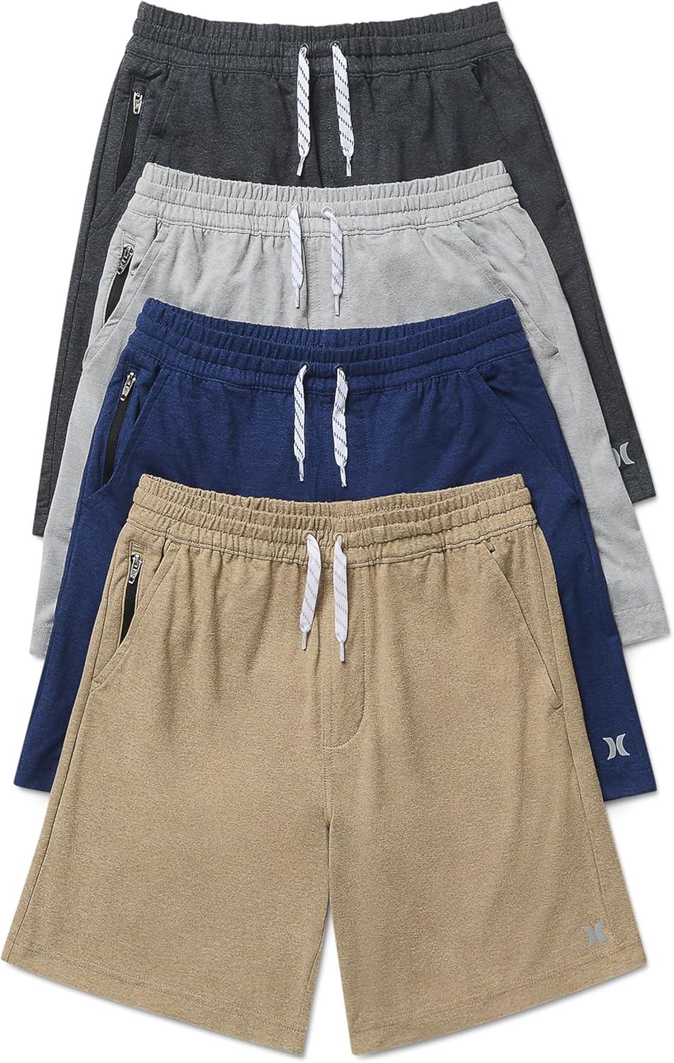 imageHurley Boys Soft Basic Pull on ShortsMidnight Blue Heather
