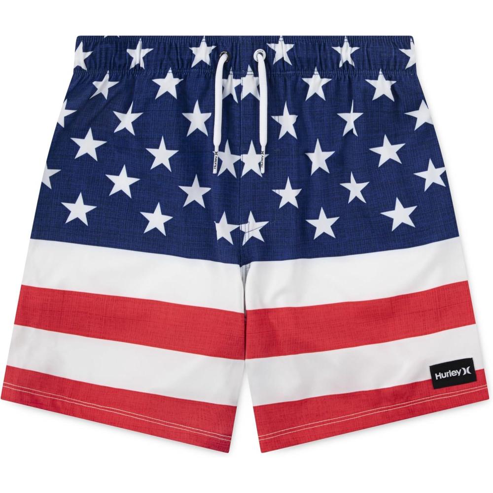 imageHurley Boys Pull on Swim TrunksAmericana