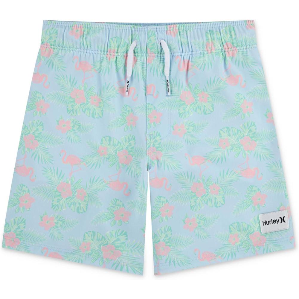imageHurley Boys Pull on Swim TrunksBlue IceFlamingo