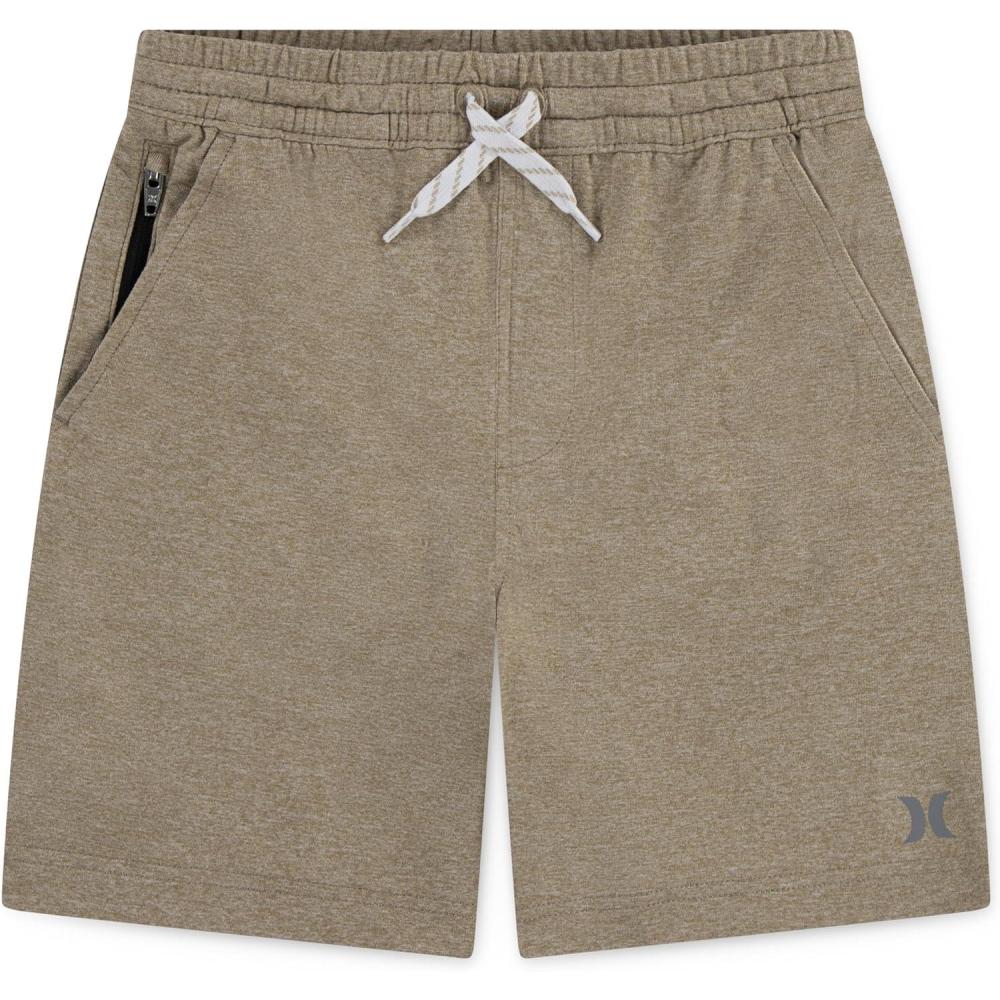 imageHurley Boys Soft Basic Pull on ShortsKhaki Heather