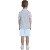 imageHurley Boys And Toddler Boys Polo and Shorts 2piece Outfit SetBlue IceStripe