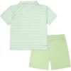 imageHurley Boys And Toddler Boys Polo and Shorts 2piece Outfit SetFaded GreenStripe