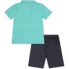 imageHurley Boys And Toddler Boys Polo and Shorts 2piece Outfit SetTropical Turquoise Heather