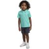 imageHurley Boys And Toddler Boys Polo and Shorts 2piece Outfit SetTropical Turquoise Heather