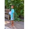 imageHurley Boys Pull on Swim TrunksBlue IceFlamingo