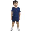 imageHurley Unisex Baby Rib Knit Tshirt and Shorts 2piece Outfit SetMidnight Blue