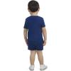 imageHurley Unisex Baby Rib Knit Tshirt and Shorts 2piece Outfit SetMidnight Blue