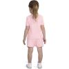 imageHurley Unisex Baby Rib Knit Tshirt and Shorts 2piece Outfit SetSunkissed Melon