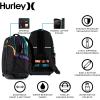 imageHurley Mens Commuter Travel Backpack White One SizeBlackMulti