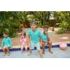 imageHurley BabyBoys And Toddler Boys Soft Basic Cloud Slub Tshirt and Shorts 2piece Outfit SetBlue IceFlamingo