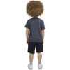 imageHurley BabyBoys And Toddler Boys Soft Basic Cloud Slub Tshirt and Shorts 2piece Outfit SetCarbon