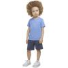 imageHurley BabyBoys And Toddler Boys Soft Basic Cloud Slub Tshirt and Shorts 2piece Outfit SetLight Blue