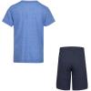 imageHurley BabyBoys And Toddler Boys Soft Basic Cloud Slub Tshirt and Shorts 2piece Outfit SetLight Blue