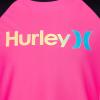 imageHurley Girls Long Sleeve Rash Guard ShirtHyper Pink