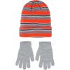 imageHurley Unisex Kids Beanie and Glove SetCrimson Striped